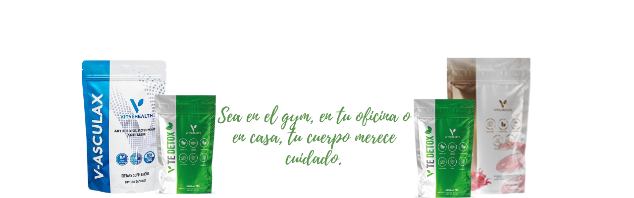 Empaque V‑Asculax 60 cápsulas